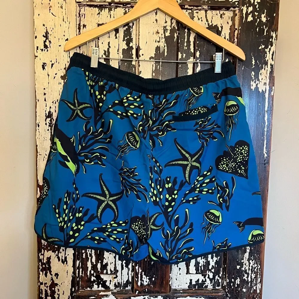 NWT GRACE KARIN Men's Quick Dry Swim Trunks Loose Fit Beach Shorts with Pockets